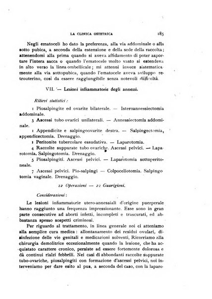 La clinica ostetrica rivista di ostetricia, ginecologia e pediatria. - A. 1, n. 1 (1899)-a. 40, n. 12 (dic. 1938)