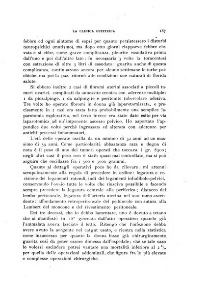 La clinica ostetrica rivista di ostetricia, ginecologia e pediatria. - A. 1, n. 1 (1899)-a. 40, n. 12 (dic. 1938)