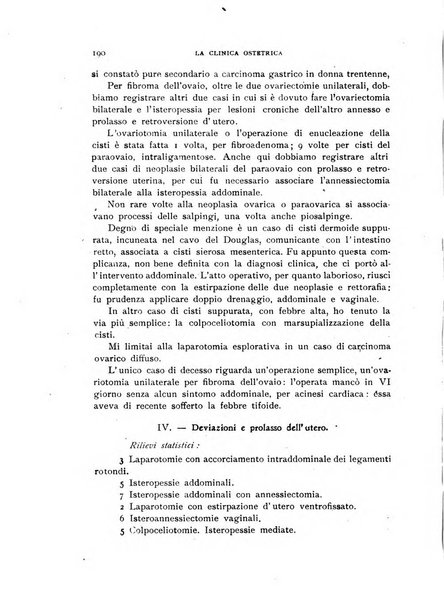 La clinica ostetrica rivista di ostetricia, ginecologia e pediatria. - A. 1, n. 1 (1899)-a. 40, n. 12 (dic. 1938)