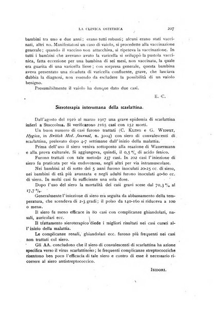 La clinica ostetrica rivista di ostetricia, ginecologia e pediatria. - A. 1, n. 1 (1899)-a. 40, n. 12 (dic. 1938)