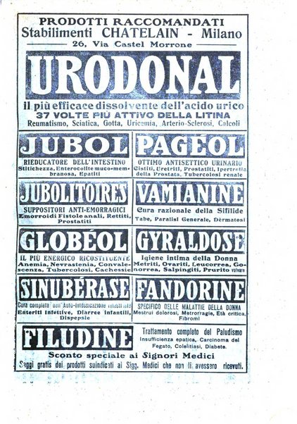 La clinica ostetrica rivista di ostetricia, ginecologia e pediatria. - A. 1, n. 1 (1899)-a. 40, n. 12 (dic. 1938)