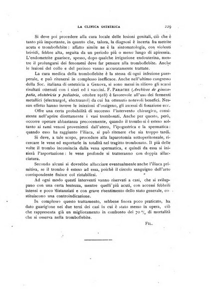 La clinica ostetrica rivista di ostetricia, ginecologia e pediatria. - A. 1, n. 1 (1899)-a. 40, n. 12 (dic. 1938)