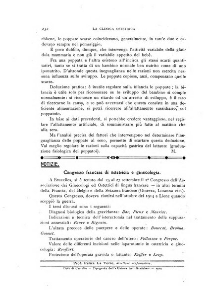 La clinica ostetrica rivista di ostetricia, ginecologia e pediatria. - A. 1, n. 1 (1899)-a. 40, n. 12 (dic. 1938)