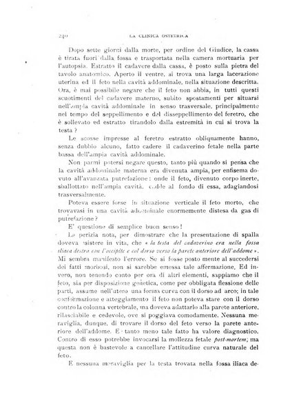 La clinica ostetrica rivista di ostetricia, ginecologia e pediatria. - A. 1, n. 1 (1899)-a. 40, n. 12 (dic. 1938)