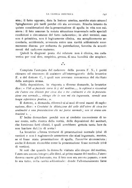 La clinica ostetrica rivista di ostetricia, ginecologia e pediatria. - A. 1, n. 1 (1899)-a. 40, n. 12 (dic. 1938)