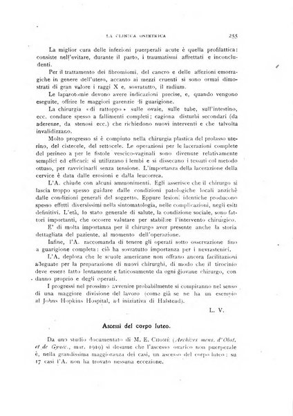 La clinica ostetrica rivista di ostetricia, ginecologia e pediatria. - A. 1, n. 1 (1899)-a. 40, n. 12 (dic. 1938)