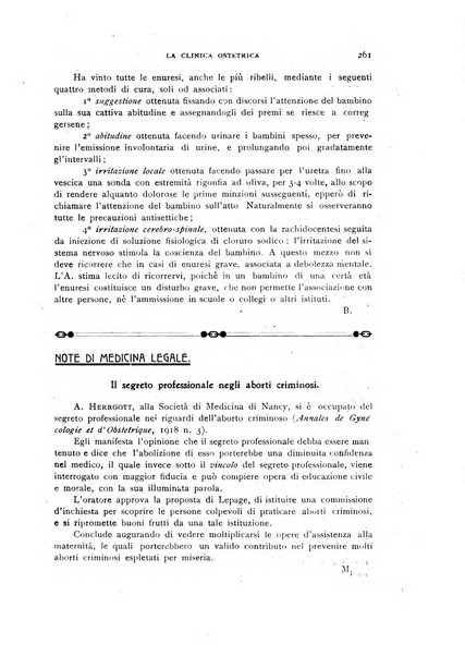 La clinica ostetrica rivista di ostetricia, ginecologia e pediatria. - A. 1, n. 1 (1899)-a. 40, n. 12 (dic. 1938)