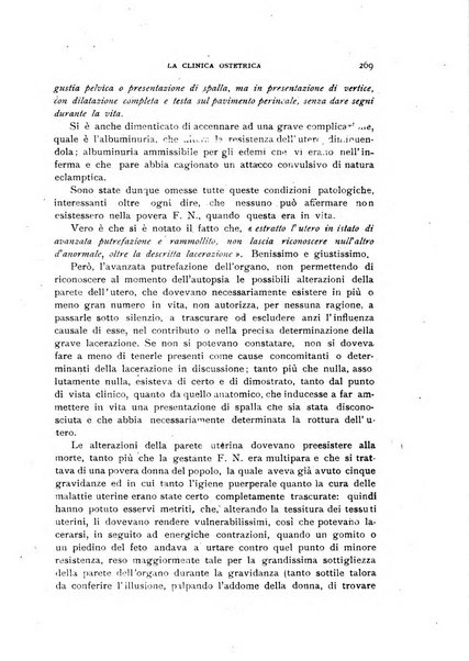 La clinica ostetrica rivista di ostetricia, ginecologia e pediatria. - A. 1, n. 1 (1899)-a. 40, n. 12 (dic. 1938)