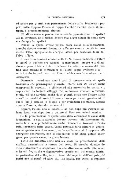 La clinica ostetrica rivista di ostetricia, ginecologia e pediatria. - A. 1, n. 1 (1899)-a. 40, n. 12 (dic. 1938)