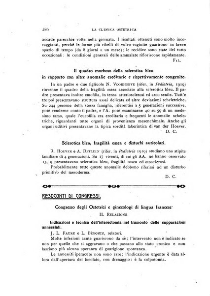 La clinica ostetrica rivista di ostetricia, ginecologia e pediatria. - A. 1, n. 1 (1899)-a. 40, n. 12 (dic. 1938)