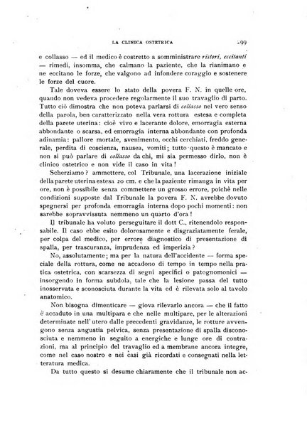 La clinica ostetrica rivista di ostetricia, ginecologia e pediatria. - A. 1, n. 1 (1899)-a. 40, n. 12 (dic. 1938)