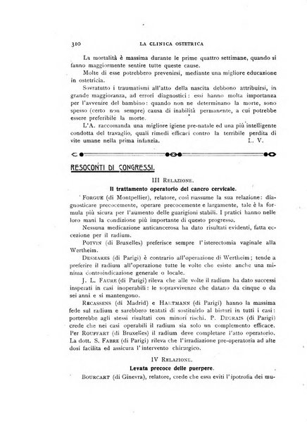 La clinica ostetrica rivista di ostetricia, ginecologia e pediatria. - A. 1, n. 1 (1899)-a. 40, n. 12 (dic. 1938)