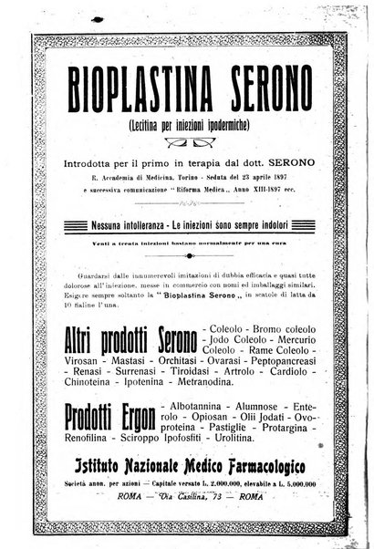 La clinica ostetrica rivista di ostetricia, ginecologia e pediatria. - A. 1, n. 1 (1899)-a. 40, n. 12 (dic. 1938)