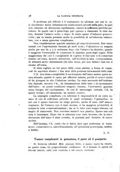 La clinica ostetrica rivista di ostetricia, ginecologia e pediatria. - A. 1, n. 1 (1899)-a. 40, n. 12 (dic. 1938)