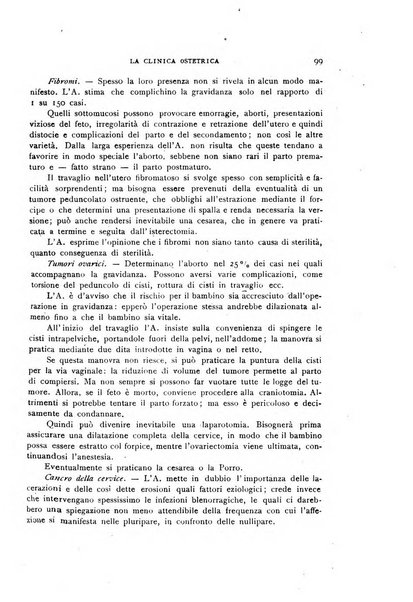 La clinica ostetrica rivista di ostetricia, ginecologia e pediatria. - A. 1, n. 1 (1899)-a. 40, n. 12 (dic. 1938)