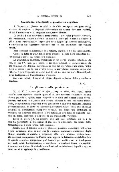 La clinica ostetrica rivista di ostetricia, ginecologia e pediatria. - A. 1, n. 1 (1899)-a. 40, n. 12 (dic. 1938)