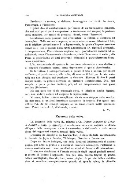 La clinica ostetrica rivista di ostetricia, ginecologia e pediatria. - A. 1, n. 1 (1899)-a. 40, n. 12 (dic. 1938)