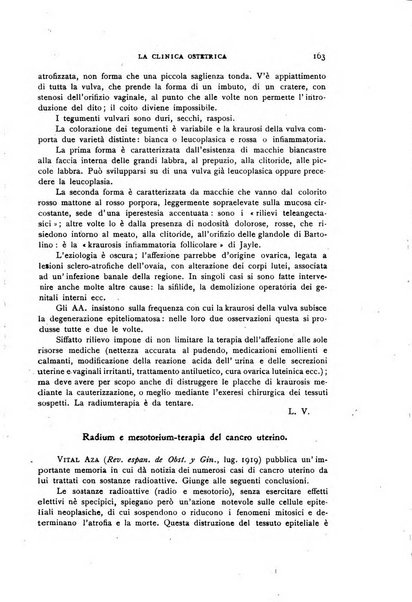 La clinica ostetrica rivista di ostetricia, ginecologia e pediatria. - A. 1, n. 1 (1899)-a. 40, n. 12 (dic. 1938)