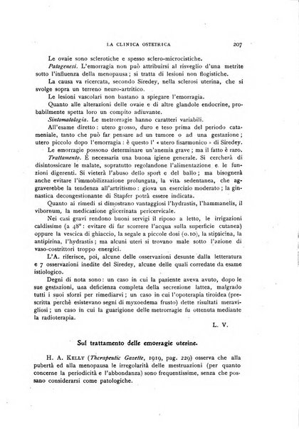 La clinica ostetrica rivista di ostetricia, ginecologia e pediatria. - A. 1, n. 1 (1899)-a. 40, n. 12 (dic. 1938)