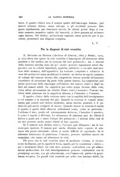 La clinica ostetrica rivista di ostetricia, ginecologia e pediatria. - A. 1, n. 1 (1899)-a. 40, n. 12 (dic. 1938)