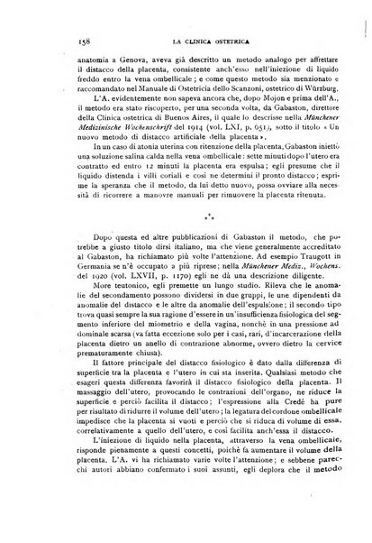 La clinica ostetrica rivista di ostetricia, ginecologia e pediatria. - A. 1, n. 1 (1899)-a. 40, n. 12 (dic. 1938)