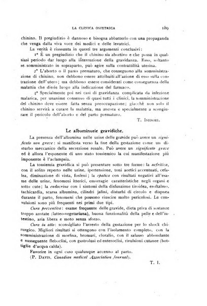 La clinica ostetrica rivista di ostetricia, ginecologia e pediatria. - A. 1, n. 1 (1899)-a. 40, n. 12 (dic. 1938)