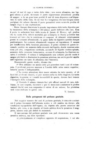 La clinica ostetrica rivista di ostetricia, ginecologia e pediatria. - A. 1, n. 1 (1899)-a. 40, n. 12 (dic. 1938)