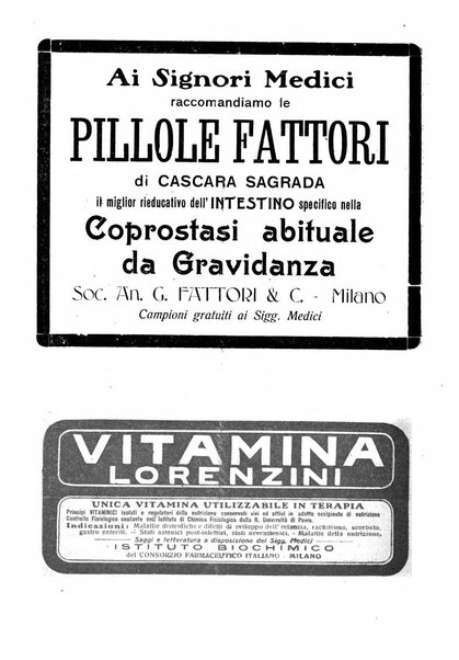 La clinica ostetrica rivista di ostetricia, ginecologia e pediatria. - A. 1, n. 1 (1899)-a. 40, n. 12 (dic. 1938)