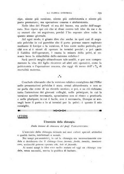 La clinica ostetrica rivista di ostetricia, ginecologia e pediatria. - A. 1, n. 1 (1899)-a. 40, n. 12 (dic. 1938)