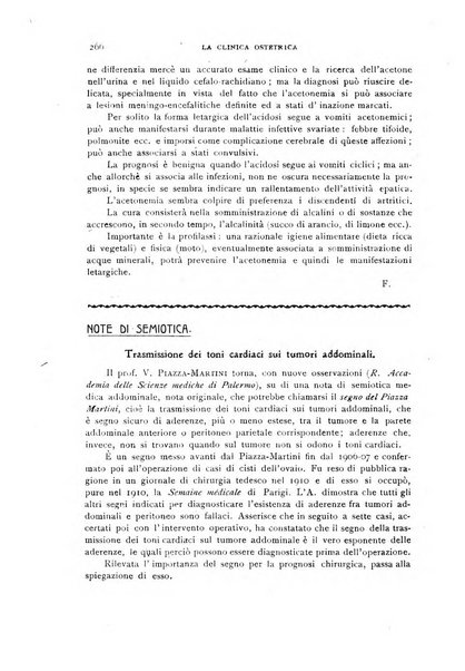 La clinica ostetrica rivista di ostetricia, ginecologia e pediatria. - A. 1, n. 1 (1899)-a. 40, n. 12 (dic. 1938)