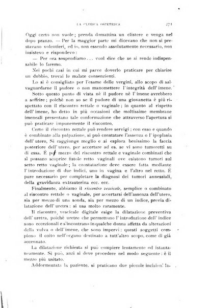 La clinica ostetrica rivista di ostetricia, ginecologia e pediatria. - A. 1, n. 1 (1899)-a. 40, n. 12 (dic. 1938)