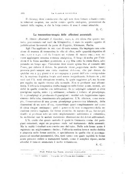 La clinica ostetrica rivista di ostetricia, ginecologia e pediatria. - A. 1, n. 1 (1899)-a. 40, n. 12 (dic. 1938)