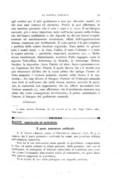 La clinica ostetrica rivista di ostetricia, ginecologia e pediatria. - A. 1, n. 1 (1899)-a. 40, n. 12 (dic. 1938)