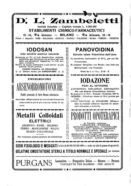 La clinica ostetrica rivista di ostetricia, ginecologia e pediatria. - A. 1, n. 1 (1899)-a. 40, n. 12 (dic. 1938)