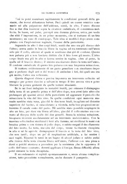 La clinica ostetrica rivista di ostetricia, ginecologia e pediatria. - A. 1, n. 1 (1899)-a. 40, n. 12 (dic. 1938)