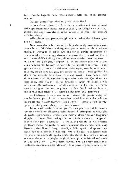 La clinica ostetrica rivista di ostetricia, ginecologia e pediatria. - A. 1, n. 1 (1899)-a. 40, n. 12 (dic. 1938)