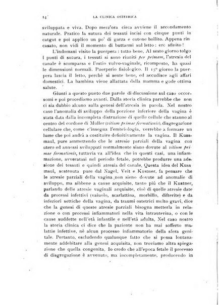 La clinica ostetrica rivista di ostetricia, ginecologia e pediatria. - A. 1, n. 1 (1899)-a. 40, n. 12 (dic. 1938)