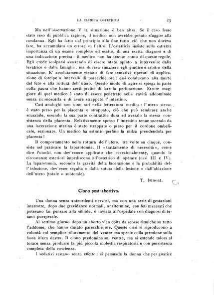 La clinica ostetrica rivista di ostetricia, ginecologia e pediatria. - A. 1, n. 1 (1899)-a. 40, n. 12 (dic. 1938)