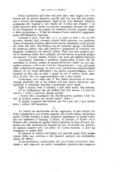 La clinica ostetrica rivista di ostetricia, ginecologia e pediatria. - A. 1, n. 1 (1899)-a. 40, n. 12 (dic. 1938)