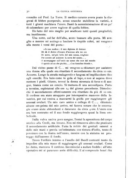 La clinica ostetrica rivista di ostetricia, ginecologia e pediatria. - A. 1, n. 1 (1899)-a. 40, n. 12 (dic. 1938)