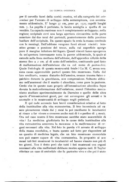 La clinica ostetrica rivista di ostetricia, ginecologia e pediatria. - A. 1, n. 1 (1899)-a. 40, n. 12 (dic. 1938)