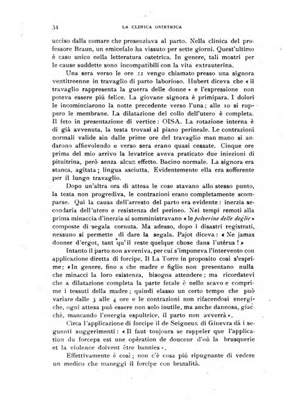 La clinica ostetrica rivista di ostetricia, ginecologia e pediatria. - A. 1, n. 1 (1899)-a. 40, n. 12 (dic. 1938)