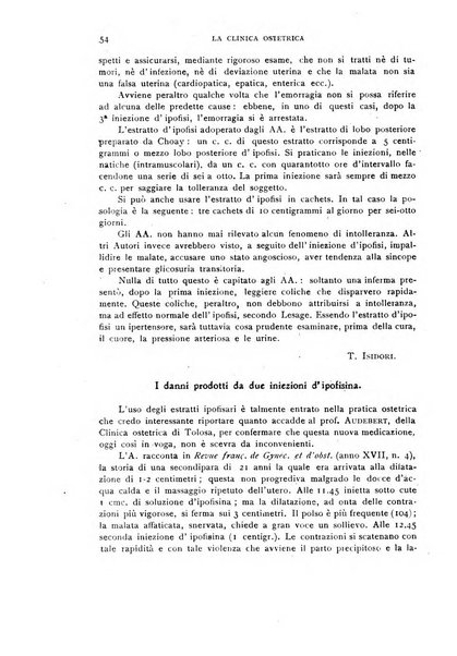 La clinica ostetrica rivista di ostetricia, ginecologia e pediatria. - A. 1, n. 1 (1899)-a. 40, n. 12 (dic. 1938)