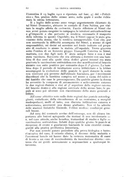 La clinica ostetrica rivista di ostetricia, ginecologia e pediatria. - A. 1, n. 1 (1899)-a. 40, n. 12 (dic. 1938)