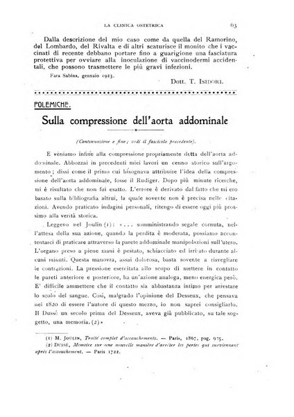 La clinica ostetrica rivista di ostetricia, ginecologia e pediatria. - A. 1, n. 1 (1899)-a. 40, n. 12 (dic. 1938)