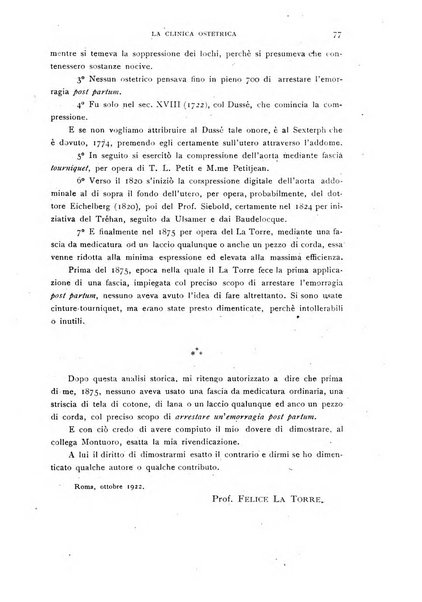 La clinica ostetrica rivista di ostetricia, ginecologia e pediatria. - A. 1, n. 1 (1899)-a. 40, n. 12 (dic. 1938)