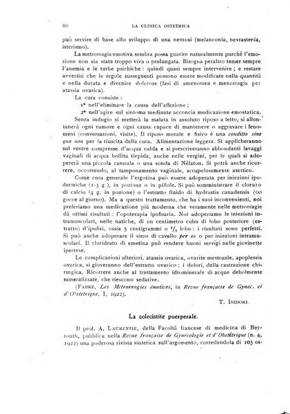 La clinica ostetrica rivista di ostetricia, ginecologia e pediatria. - A. 1, n. 1 (1899)-a. 40, n. 12 (dic. 1938)