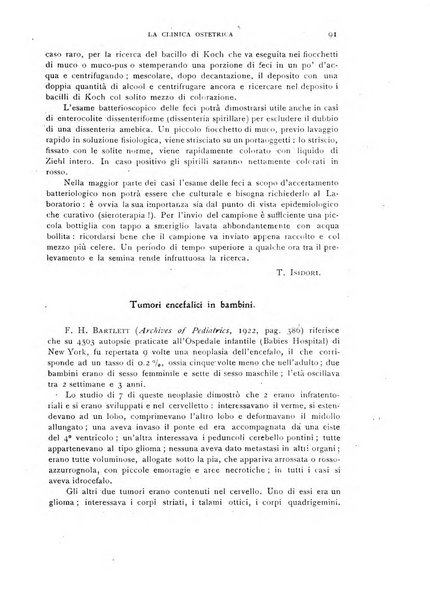 La clinica ostetrica rivista di ostetricia, ginecologia e pediatria. - A. 1, n. 1 (1899)-a. 40, n. 12 (dic. 1938)