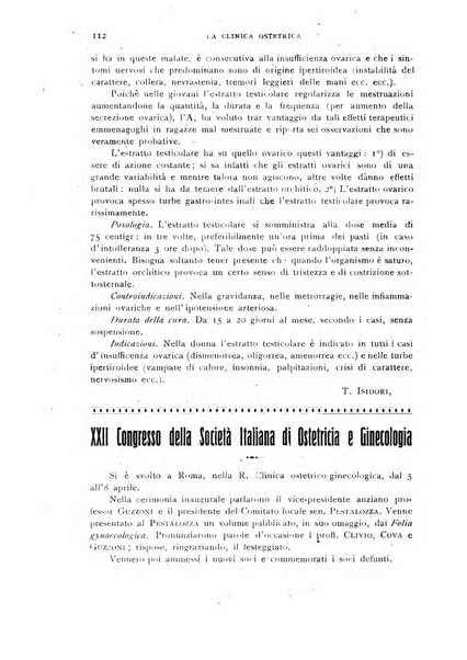 La clinica ostetrica rivista di ostetricia, ginecologia e pediatria. - A. 1, n. 1 (1899)-a. 40, n. 12 (dic. 1938)