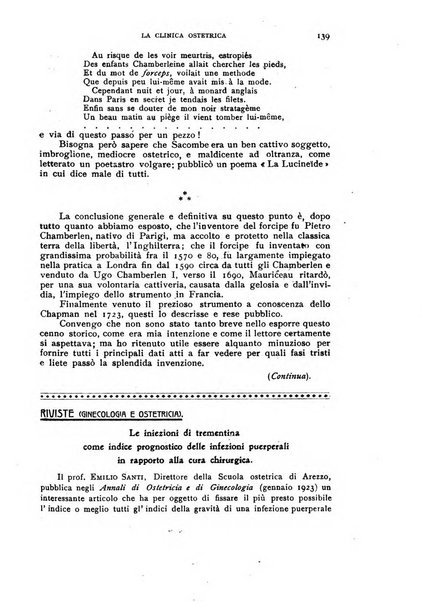 La clinica ostetrica rivista di ostetricia, ginecologia e pediatria. - A. 1, n. 1 (1899)-a. 40, n. 12 (dic. 1938)